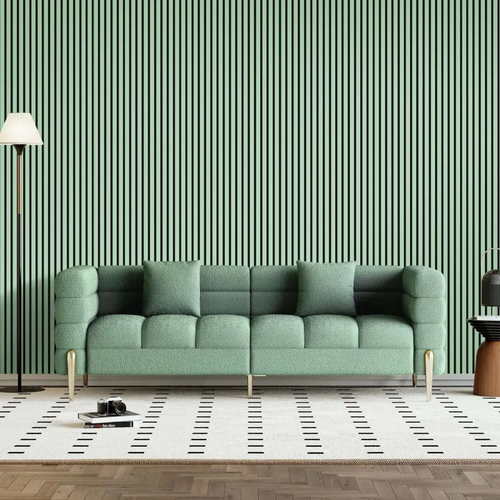Sage Green Acoustic Wall Panels - Sound Absorbing & UV-Protected