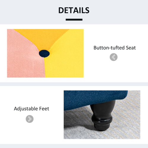 Velvet Storage Ottoman