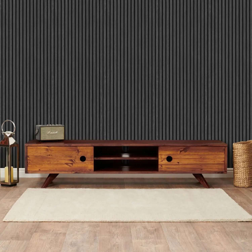 Black Oak Acoustic Panels - 3-Pack, Sound Absorbing Wall Tiles